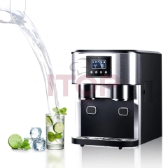 IT-IC-15 15-18kgs Tabletop Mini Ice Cube Maker Dispenser Commercial Bullet Ice Block Maker