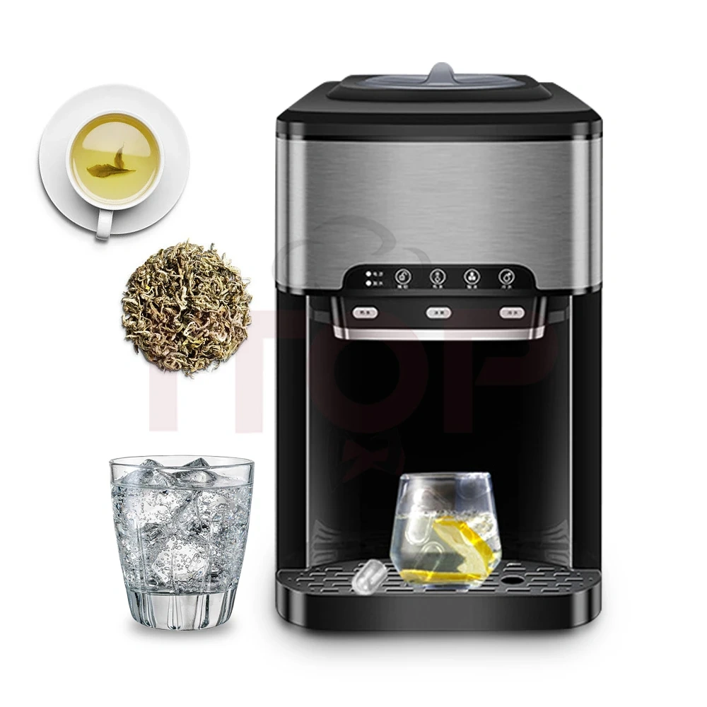IT-BIM1.5 Tabletop 20kgs Mini Ice Cube Maker With Cooled Water Dispenser 2 IN 1