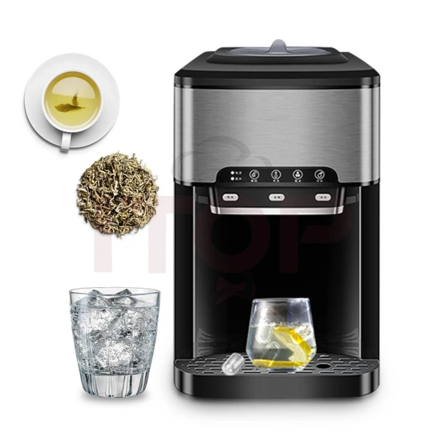 IT-BIM1.5 Tabletop 20kgs Mini Ice Cube Maker With Cooled Water Dispenser 2 IN 1