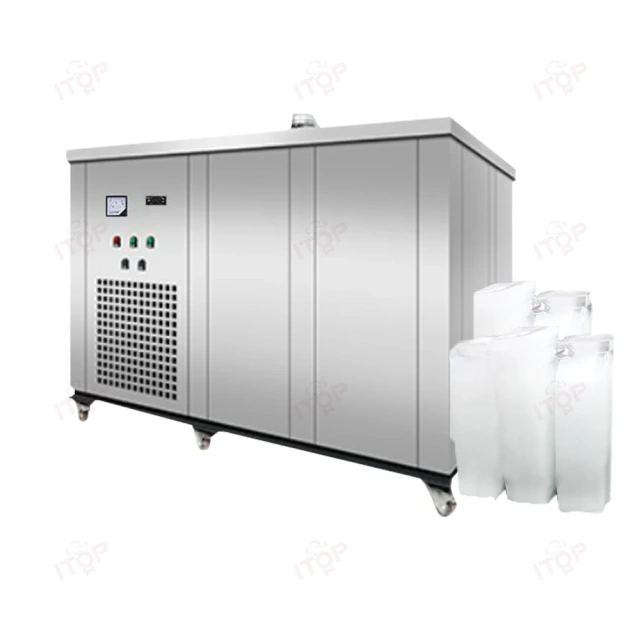 IT-IBM300 Commercial Air Cooling 0.3/0.5/1/3/5t Ice Brick Maker Big Ice Block Making Machine