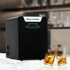 IT-IM-SQ1 Countertop Small Spherical Ice Machine Commercial Home Round Crystal Ice Ball Making Machine