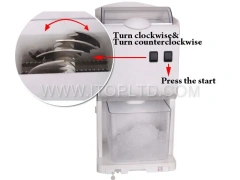 IT-158 Commercial Electric Snow Ice Shaver Industrial Ice Block Shaver Crusher Machine