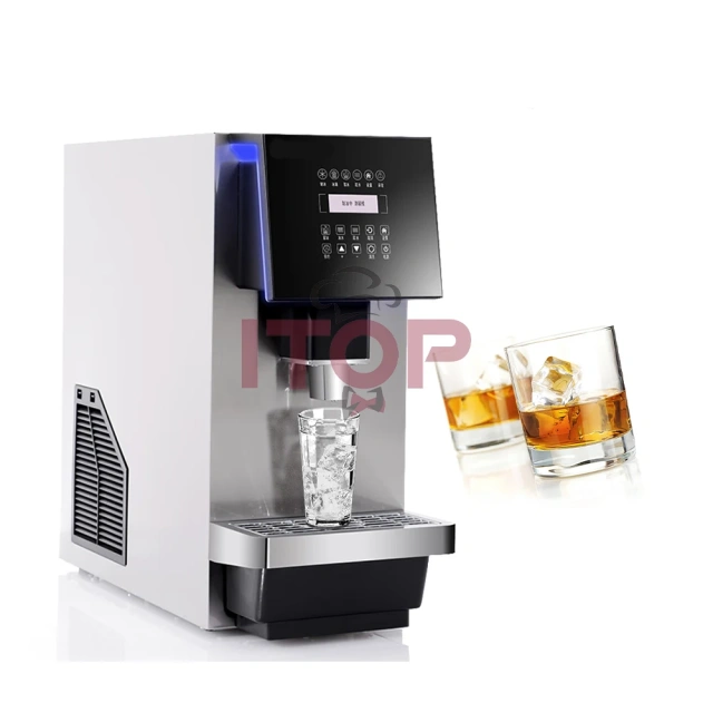 IT-AIM1L Small 30kg/24h Home Office Bar Portable Countertop Ice Maker With Water Dispenser