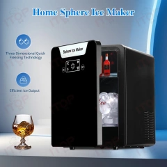 IT-IM-SQ1 Countertop Small Spherical Ice Machine Commercial Home Round Crystal Ice Ball Making Machine