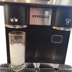IT-IC-15 Desktop Ice Cube Making Machine 16kg/day And Water Cooler Dispenser
