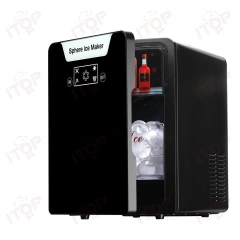 IT-IM-SQ1 Countertop Small Spherical Ice Machine Commercial Home Round Crystal Ice Ball Making Machine