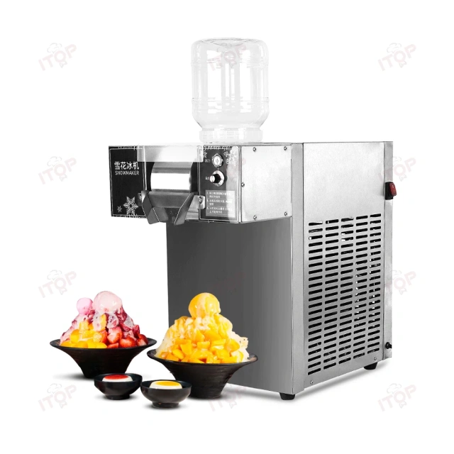 IT-SIM-Z2 Commercial Air Cooling Fast Milk Snow Ice Machine Commercial Snowflake Ice Crusher Machine