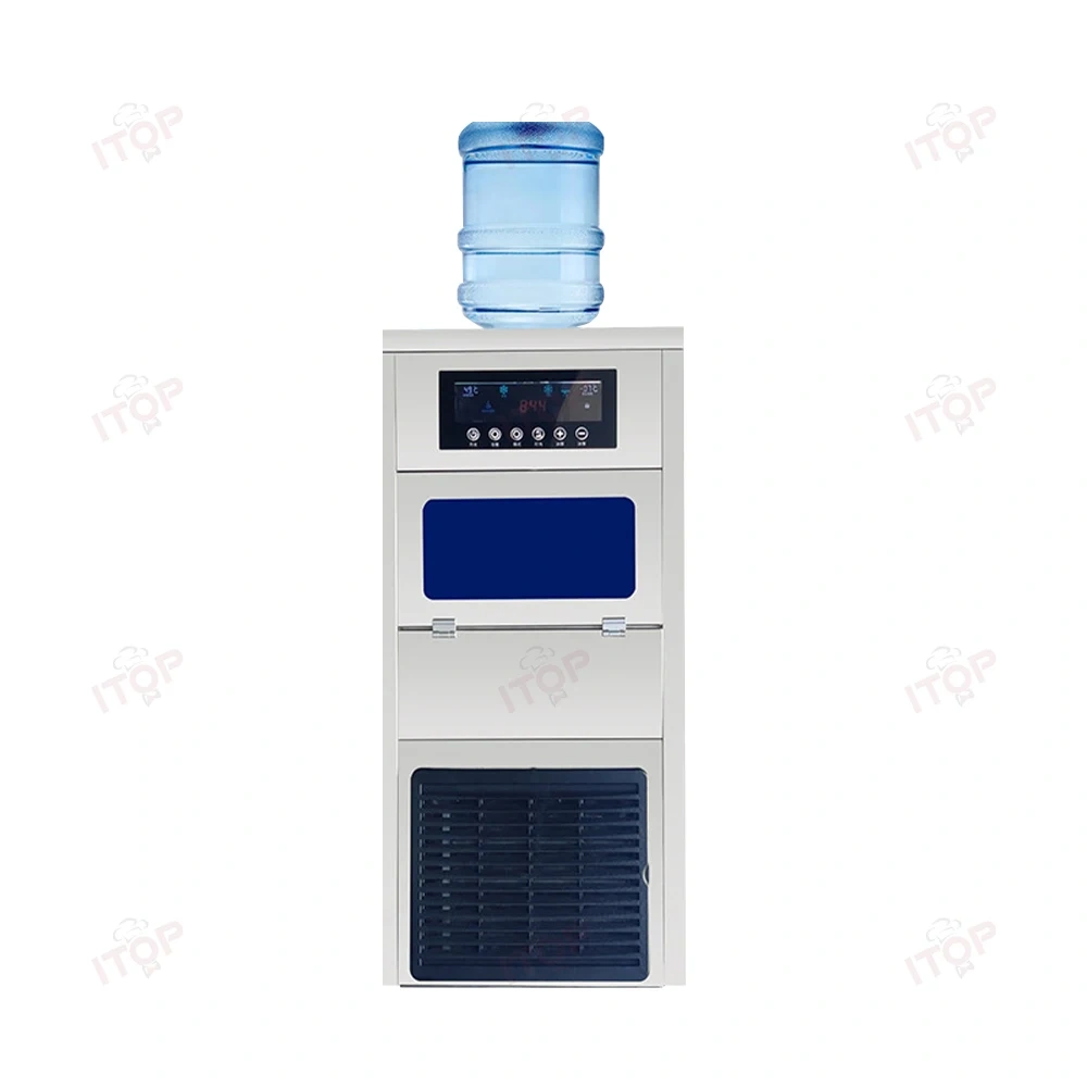 IT-IMM30B Bottled Water Ice Maker 30kg/day Bar Restaurant Milk Tea Shop Use Square Ice Cube Maker