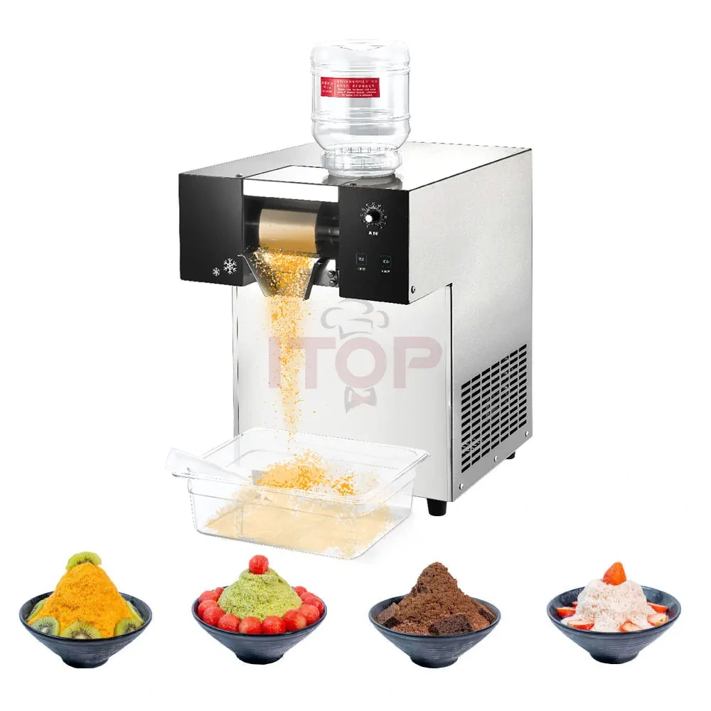 IT-SIM-A200 Commercial Korean Shaved Ice Machine Air Cooling 200kg/24h Shaving Snowflake Machine