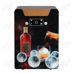 IT-IM-SQ1 Countertop Small Spherical Ice Machine Commercial Home Round Crystal Ice Ball Making Machine