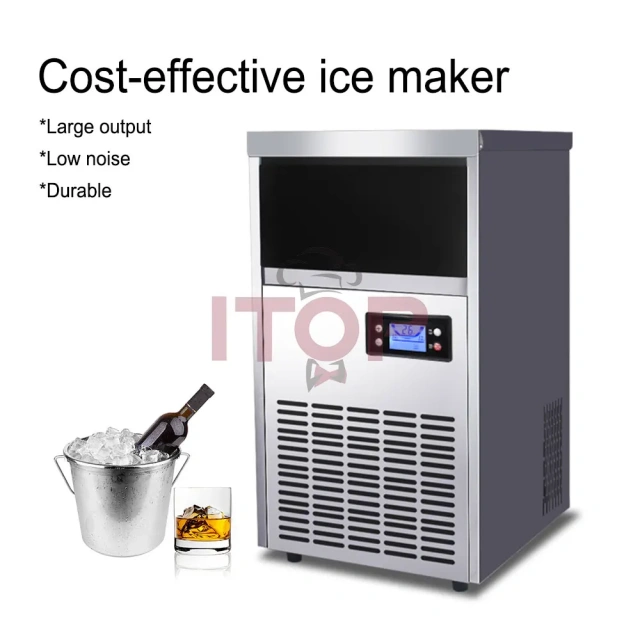 IT-LIM-26 Commercial Bar Milk Tea Shop Fully Automatic Ice Maker Ice Block Making Machine 26kg 45kg 68kg 86kg