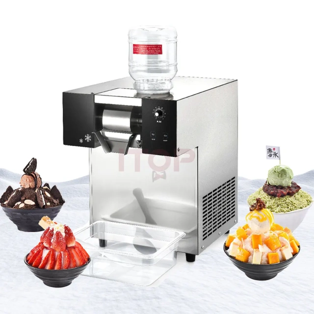 IT-SIM-A200 Commercial Korean Shaved Ice Machine Air Cooling 200kg/24h Shaving Snowflake Machine