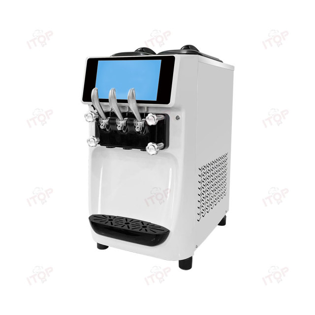 IT-SICM-32RPS 32L/H Intelligent Table Top Double Control Systems Ice Cream Maker Machine