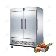 IT-FWT-R2 2 Doors Commercial Mobile Banquet Carts Beverage Food Cooler Trolley Cart