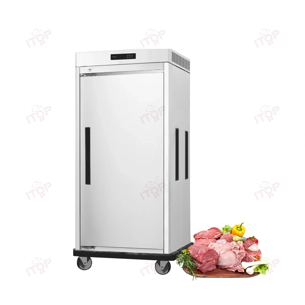 IT-FWT-R1 Single Door Hotel Colded Banquet Trolley Commercial Keep Food Fresh Cold Cart