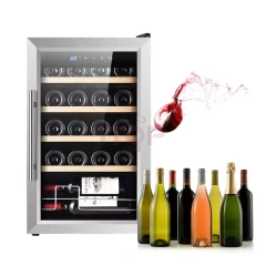 IT-SWC-20 Hotel Electric Dual-zone 20 Bottles Wine Cooler Cellar Fridge Refrigerator
