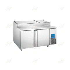 IT-CPC-2D 1.8M Double Doors Commercial Pizza Preparation Table Refrigerator