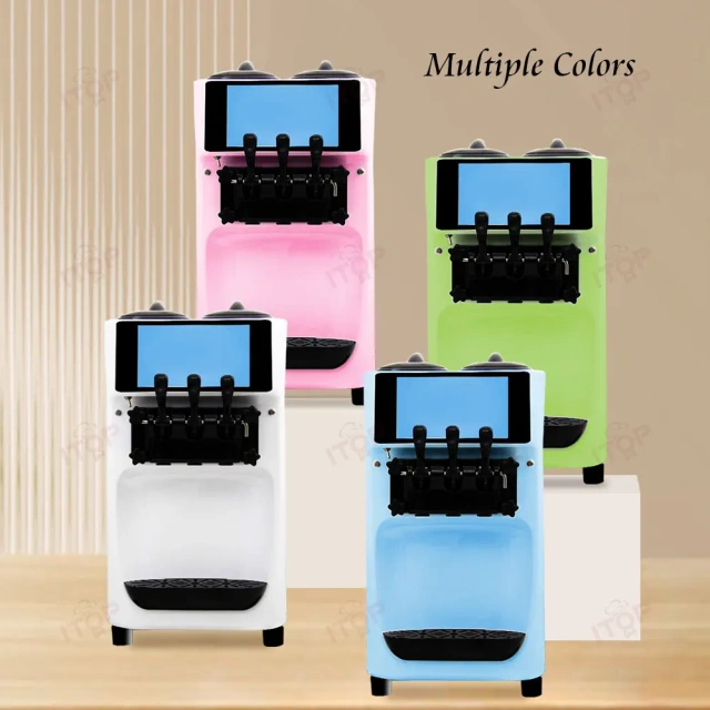 IT-SICM-32RP Intelligent Dual Control System Soft Ice Cream Machine 10 Inch Lcd Touch Screen