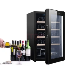 IT-SWC-20 Hotel Electric Dual-zone 20 Bottles Wine Cooler Cellar Fridge Refrigerator