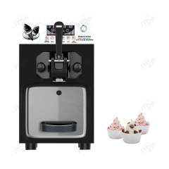 IT-SIC-S8E Imported Compressor 6L Hopper 110V 220V Desktop Single Head Ice Cream Machine