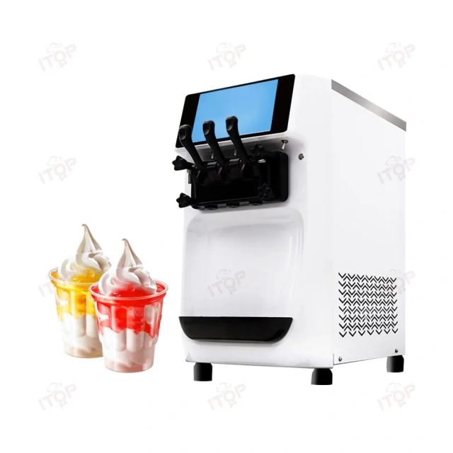 IT-SICM-32RP Intelligent Dual Control System Soft Ice Cream Machine 10 Inch Lcd Touch Screen