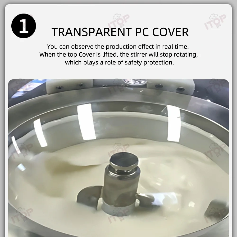 IT-IGM-1 16L/H Continuous Churning Gelato Maker One Pots Fresh Fruit Ice Cream Sorbet Machine