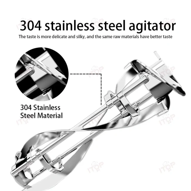 IT-SICM-68LC 68L/H Gelato Maker Hotel 7 Days Pre-cooling Fresh Dual Operating System Soft Ice Cream Machine