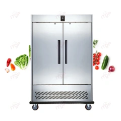 IT-FWT-R2 2 Doors Commercial Mobile Banquet Carts Beverage Food Cooler Trolley Cart