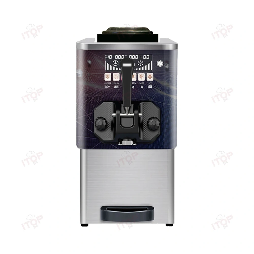IT-SIC-S8W Commercial 8L/H Ice Cream Machine Electric Frozen Yogurt Ice Cream Maker