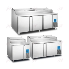 IT-CPC-2D 1.8M Double Doors Commercial Pizza Preparation Table Refrigerator