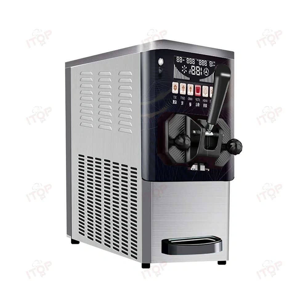 IT-SIC-S8W Commercial 8L/H Ice Cream Machine Electric Frozen Yogurt Ice Cream Maker