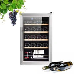 IT-SWC-20 Hotel Electric Dual-zone 20 Bottles Wine Cooler Cellar Fridge Refrigerator