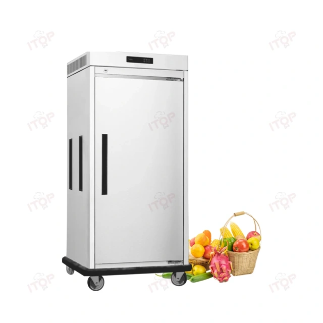IT-FWT-R1 Single Door Hotel Colded Banquet Trolley Commercial Keep Food Fresh Cold Cart