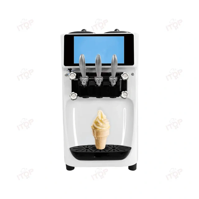 IT-SICM-32RPS 32L/H Intelligent Table Top Double Control Systems Ice Cream Maker Machine