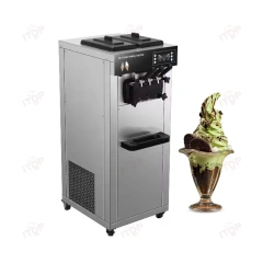IT-SICM-603V Commercial Vertical Automatic 3 Flavor 6L*2 Hopper Fresh Ice Cream Machine