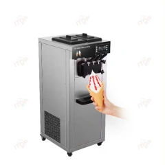 IT-SICM-603V Commercial Vertical Automatic 3 Flavor 6L*2 Hopper Fresh Ice Cream Machine