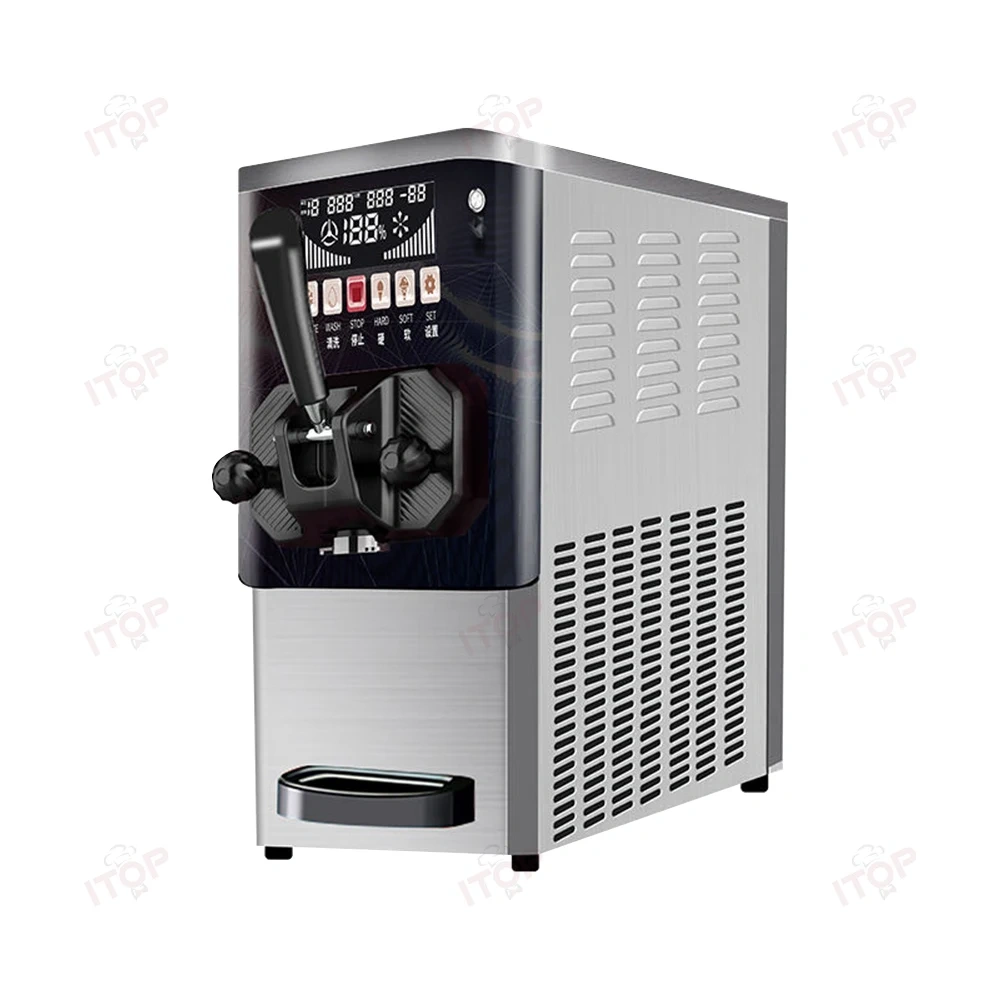 IT-SIC-S8W Commercial 8L/H Ice Cream Machine Electric Frozen Yogurt Ice Cream Maker