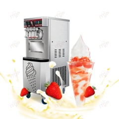 IT-SICM-68LC 68L/H Gelato Maker Hotel 7 Days Pre-cooling Fresh Dual Operating System Soft Ice Cream Machine