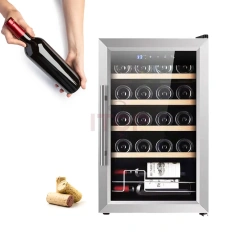 IT-SWC-20 Hotel Electric Dual-zone 20 Bottles Wine Cooler Cellar Fridge Refrigerator