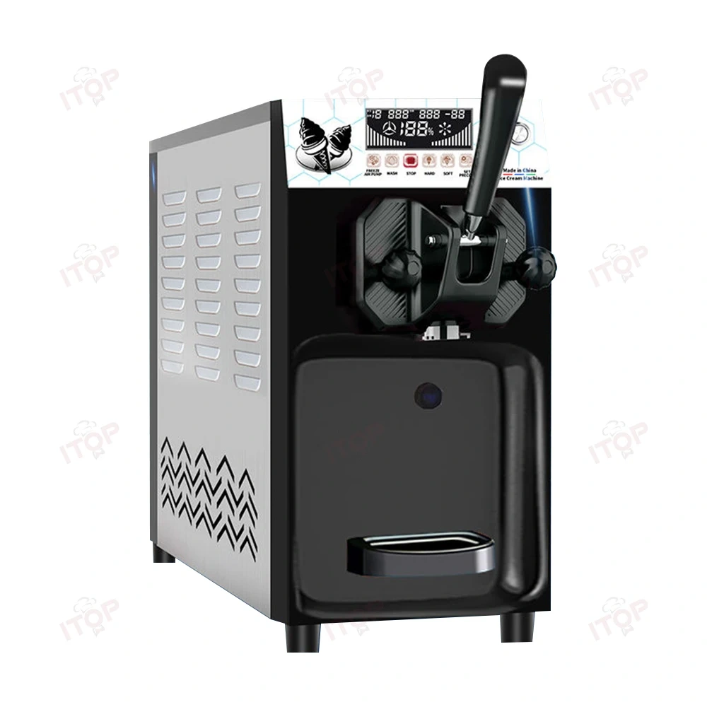 IT-SIC-S8W Commercial 8L/H Ice Cream Machine Electric Frozen Yogurt Ice Cream Maker