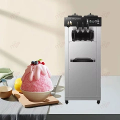 IT-SICM-603V Commercial Vertical Automatic 3 Flavor 6L*2 Hopper Fresh Ice Cream Machine