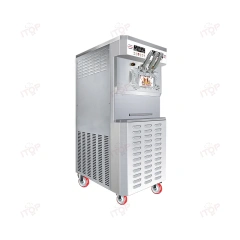 IT-ICM58L-6V 58L/H Dual Control System 10L*2 Cylinder Commercial Ice Cream Maker Machine