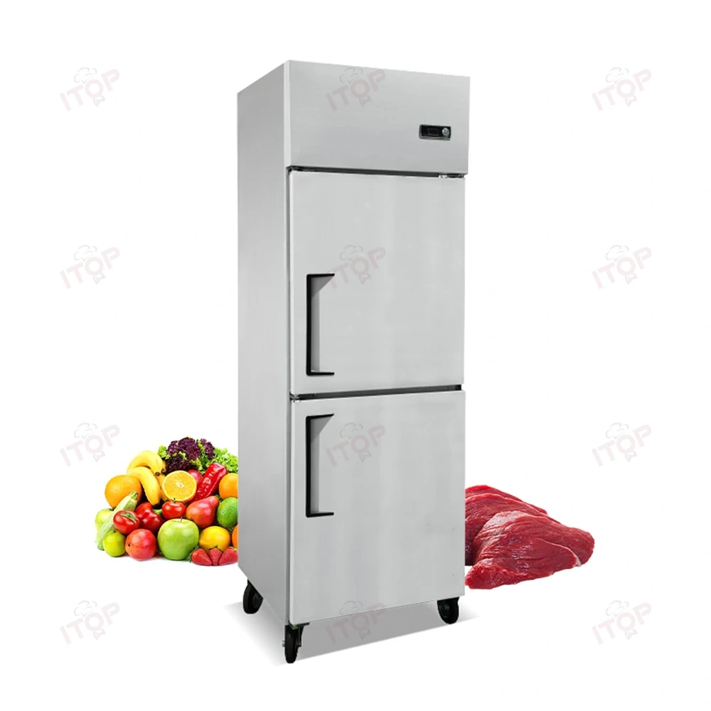 IT-RD3-2F IT-RD3-2C Commercial Kitchen 2 Doors 392L Heavy Duty Refrigerated Standing Refrigerator Freezer