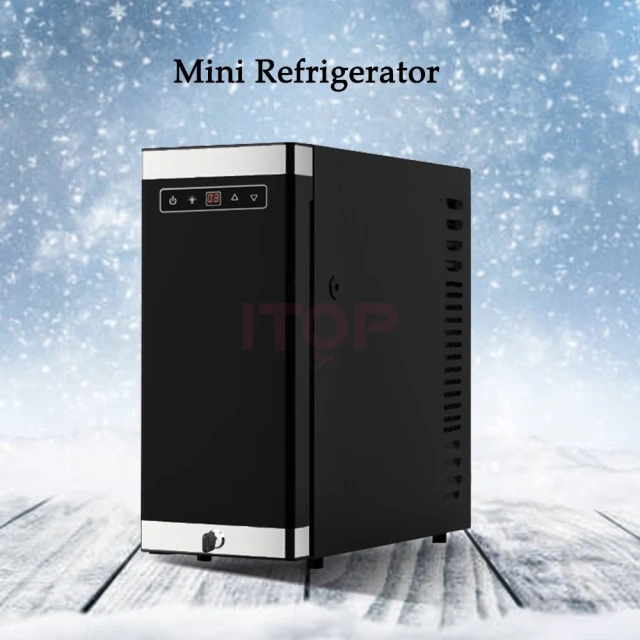 IT-SR9.8L 9.8 Litre Mini Single Door Refrigerator Portable Mini Fridge Milk Cooler Refrigerator