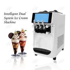 IT-SICM-32RPS 32L/H Intelligent Table Top Double Control Systems Ice Cream Maker Machine