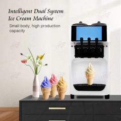IT-SICM-32RP Intelligent Dual Control System Soft Ice Cream Machine 10 Inch Lcd Touch Screen