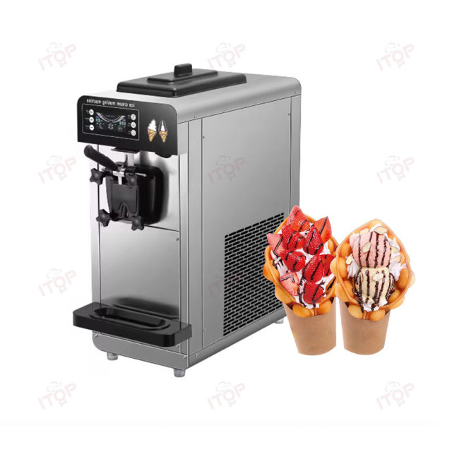IT-SICM-601 Stainless Steel 6L Hopper Single Flavor Ice Cream Machine Softy Ice Cream Maker