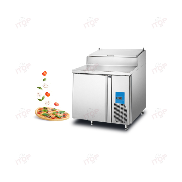 IT-CPC-1D 1.2M Air Cooling Commercial Refrigerated Pizza Salad Bar Table Counter Freezer