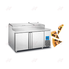 IT-CPC-2D 1.8M Double Doors Commercial Pizza Preparation Table Refrigerator