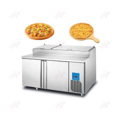 IT-CPC-2D 1.8M Double Doors Commercial Pizza Preparation Table Refrigerator